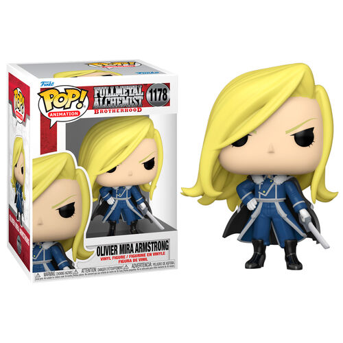 Funko Pop! Animation: Fullmetal Alchemist: Brotherhood - Oliver Milla Armstrong w/ Sword | Galactic Toys & Collectibles