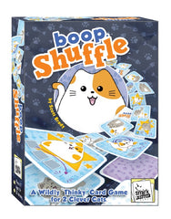 Expanded push-and-place gameplay where both players shuffle their kittens together, creating hidden information and unpredictable draws every round
Maintain the classic objective of lining up 3 kittens to graduate into cats and 3 cats in a row to win, now enhanced with wild and super abilities
New wild kitten and wild cat cards can complete rows for either player, adding tactical flexibility and surprise comebacks
Super kittens boop cards two spaces away while super cats leap over others to the next open sp
