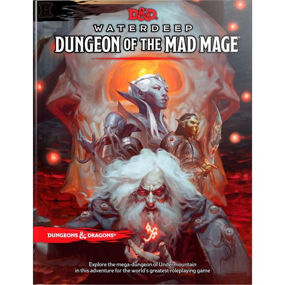 D&D Waterdeep Dungeon of the Mad Mage (D&D Adventure) Hard Cover Book | Galactic Toys & Collectibles
