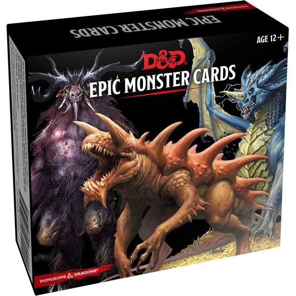 Dungeons and Dragons RPG: Epic Monster Cards (77 oversized cards) | Galactic Toys & Collectibles