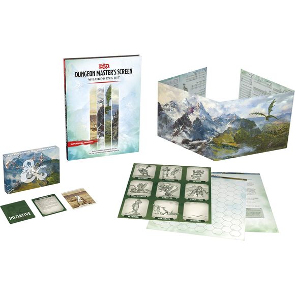 Dungeons & Dragons Dungeon Master's Screen Wilderness Kit (D&D Accessories) | Galactic Toys & Collectibles