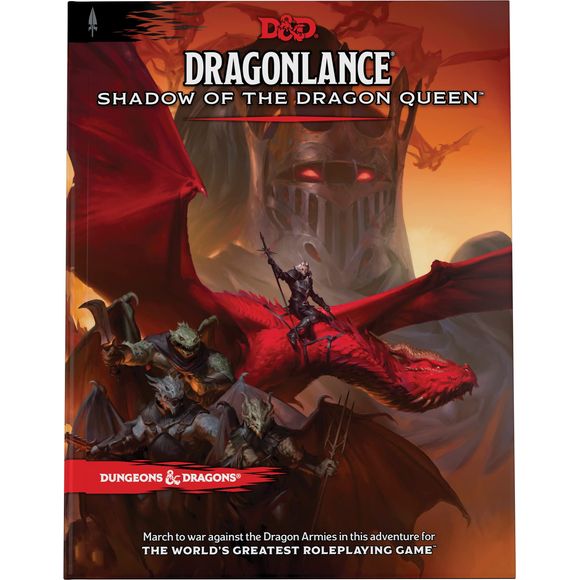 D&D Dragonlance: Shadow of the Dragon Queen (Dungeons & Dragons Adventure Book) Hard Cover | Galactic Toys & Collectibles