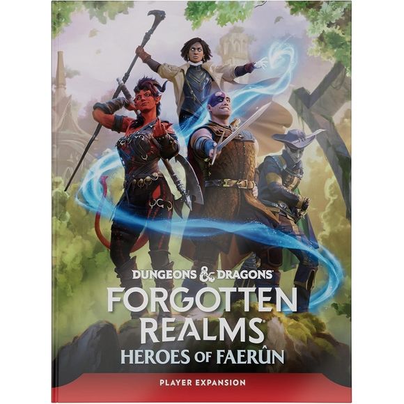 Release Date 11/11/2025
Become a hero worthy of the Forgotten Realms and carve out a path of your own in this compendium of player options. This 192-page player compendium includes: 8 powerful new subclasses, new spells and the all-new Circle Magic, 8 classic and emerging Factions, a primer on the 42 Gods and Renown support, new feats and backgrounds, a catalog of regional equipment, and an overview of the 10 Forgotten Realms regions.