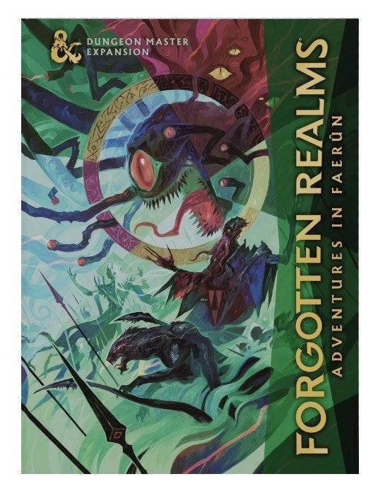 Release Date 11/11/2025
Take your party on a far-reaching Forgotten Realms campaign filled with breathtaking new landscapes, devastating adversaries, and limitless storytelling. Whatever you choose, the story you craft will be legendary. This 288-page guide includes: 5 settings (each with a Gazetteer), 50+ pick up and play adventures, 37 new monsters and villains, 12 new magic items, bastions unique to each setting, and Lost Library of Lethchauntos: an introductory adventure for characters level 1 through 3