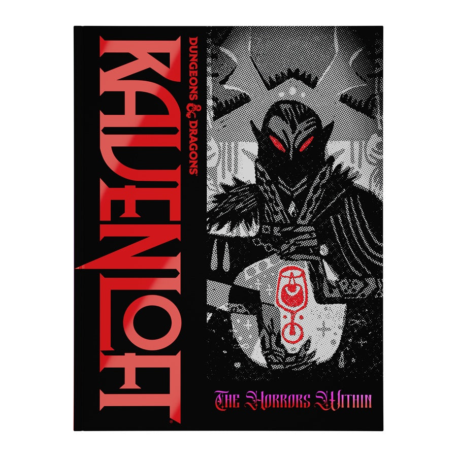 Release Date June 16, 2026
Bring fear to the table with Ravenloft: The Horrors Within, the ultimate horror expansion. As Dungeon Master, you are the mastermind pulling the strings, wielding multiple genres of horror, shadowy Domains of Dread, malevolent Darklords, and grotesque monstrosities as instruments of fear in your campaign of terror. Inside this haunted vault, your players will uncover necrotic new subclasses, haunting backgrounds, and supernatural curses. Whatever happens, only one thing is certain