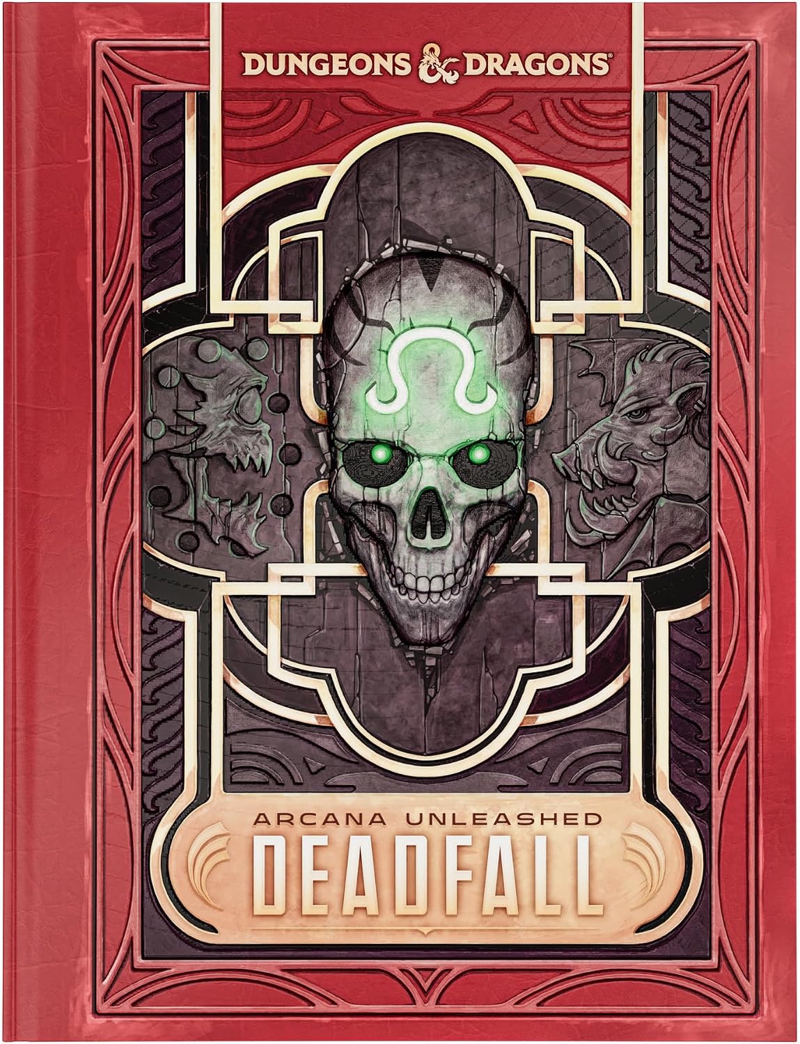 Release Date 09/15/2026
This is the alternate art cover of Deadfall Hard Cover Book.
Deep in Thay, a nation notorious for its tyrannical, red-robed wizards, secrets are passed in the dark and a looming threat of unimagined power seeks to crumble societies. Dive into the world of enchanted espionage, fragile alliances, and clandestine missions in Arcana Unleashed: Deadfall, a magical spy thriller adventure built for high level play. This book includes a level 11 to 20 adventure, Thay Gazetteer, 14 magical it
