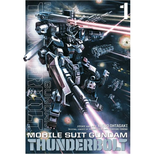 An epic story of war and survival set in the legendary Gundam universe!

In the Universal Century year 0079, the space colony known as Side 3 proclaims independence as the Principality of Zeon and declares war on the Earth Federation. One year later, they are locked in a fierce battle for the Thunderbolt Sector, an area of space scarred by the wreckage of destroyed colonies.

Into this maelstrom of destruction go two veteran Mobile Suit pilots: the deadly Zeon sniper Daryl Lorenz, and Federation ace Io