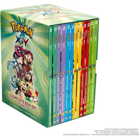 VIZ Media: Pokemon: X & Y - Complete Box Set of Vol. 1-12 | Galactic Toys & Collectibles