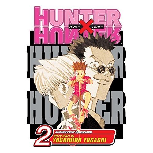 Gon and his friends Leorio and Kurapika have more to worry about than just the Hunter Exam--their fellow applicants are deadly serious. Hisoka, the mad magician, nearly kills them in a mock test and Killua reveals that appearances can be deceiving. Then there are the tests, which prove to be as varied as they are difficult. The picky proctors of the second exam demand the applicants perform culinary feats of wonder, and it takes the intervention of the President of the Hunter Association Review Board to con