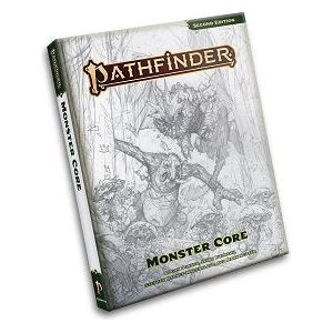 Pathfinder RPG: Monster Core Hardcover (Sketch Cover Edition) | Galactic Toys & Collectibles