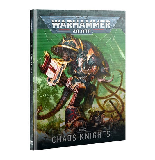 Release Date 6/21/25
Codex for 10th edition Chaos Knights