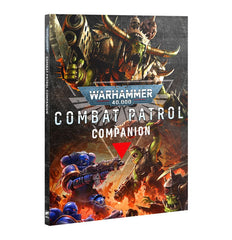 This 184-page softcover book contains:
– What is Combat Patrol?: A brief overview of this skirmish battle system.
– The Hobby: Guidance on how to get your warriors from their box to the tabletop.
– Playing Combat Patrol: Missions, getting ready for battle, playing the battle, what happens after the battle, and advice for expanding your collection beyond the box.
– A Galaxy at War: Background of important locations in the galaxy, including details of seven contested war zones.
– The Factions: An overview of