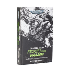 A Warhammer 40k
Ghazghkull Thraka, the Beast of Armageddon, is one of the greatest threats to the Imperium. Read his full story as told to the Inquisition by his faithful banner bearer, Makari.
Written by Nate Crowley