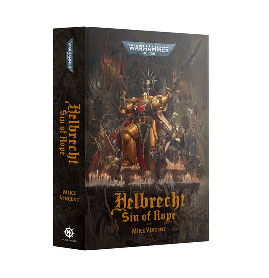 Release Date 10/03/2026
A Warhammer 40,000 Novel
Return to the grim darkness of Warhammer 40,000 with Helbrecht: Sin of Hope by Mike Vincent. This Black Library novel follows High Marshal Helbrecht of the Black Templars as he leads Imperial forces against the Ruinous Powers while facing an uneasy alliance with the Leagues of Votann. Torn between faith, duty, and sacrifice, Helbrecht must decide how far he will go to pursue a renewed future for the Imperium.