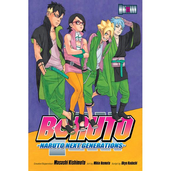 The ninja adventures continue with Naruto’s son, Boruto!

Naruto was a young shinobi with an incorrigible knack for mischief. He achieved his dream to become the greatest ninja in his village, and now his face sits atop the Hokage monument. But this is not his story... A new generation of ninja is ready to take the stage, led by Naruto's own son, Boruto!

On a mission to rescue the imprisoned Naruto, Boruto and his teammates find themselves up against the dastardly Boro. This new team will need to learn