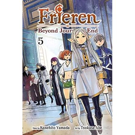 The adventure is over but life goes on for an elf mage just beginning to learn what living is all about.

Elf mage Frieren and her courageous fellow adventurers have defeated the Demon King and brought peace to the land. But Frieren will long outlive the rest of her former party. How will she come to understand what life means to the people around her?

Frieren and Fern have ended up on different teams in the highly competitive first-class mage exam. Capturing a rare bird is required to pass, but personalit