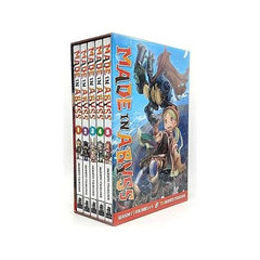 The hit fantasy adventure epic is getting its very first box set! Contains Vol. 1-5 of the original manga, which inspired the first season of the anime and the movie, along with two double-sided posters, all cased in a beautiful box!

In an age when the corners of the world have been scoured for their secrets, only one place remains unexplored–a massive cave system known as the Abyss. Those who traverse its endless pits and labyrinth-like tunnels are known as Cave Raiders. A young orphan named Riko dreams o