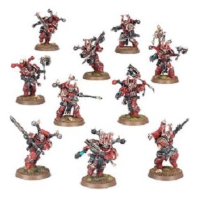 Warhammer 40K: Chaos Space Marine - Khorne Berzerkers | Galactic Toys & Collectibles