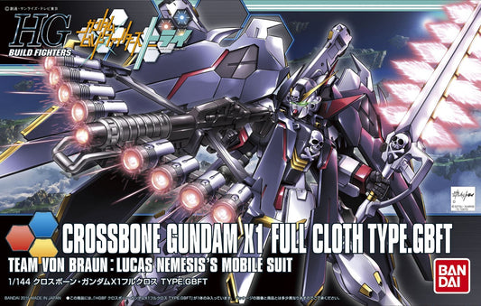 The pirate themed Crossbone Full Cloth as it appears in the Gundam Build Fighters series as used by Lucas Nemesis!