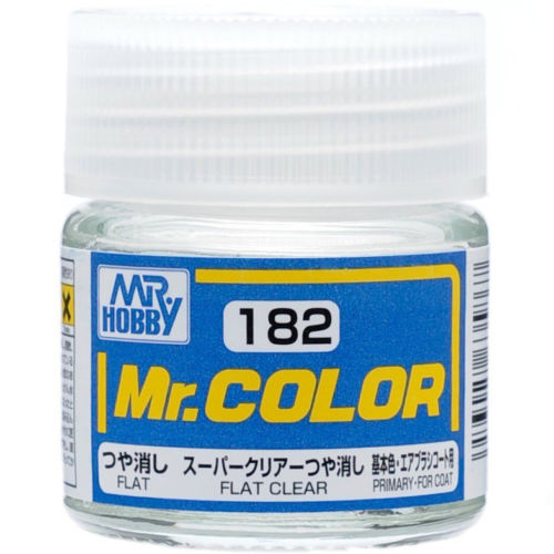 GSI Creos MR. Hobby Mr Color C182 Super Clear Flat Primary 10mL Paint | Galactic Toys & Collectibles
