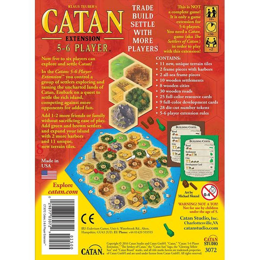 Catan 5-6 Player Extension - 5th Edition | Galactic Toys & Collectibles