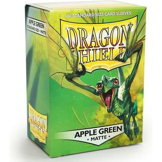 Dragon Shield Matte Green Apple 100 Protective Sleeves | Galactic Toys & Collectibles
