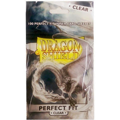 Dragon Shield Perfect Fit Sleeves Clear Standard (100 Piece) | Galactic Toys & Collectibles