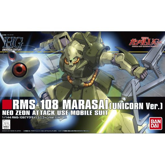 Ooh, A Gundam UC Marasai. This unique suit is now here in Gundam UC colors. Marasai comes with his folding rifle which can hold a beam saber and Bandai has included a flexible wire for his other weapon and also extra hand parts.