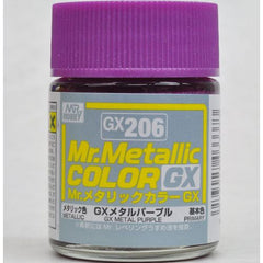 GSI Creos MR. Hobby Mr Metallic Color GX206 GX Metal Purple 18mL Primary Paint | Galactic Toys & Collectibles