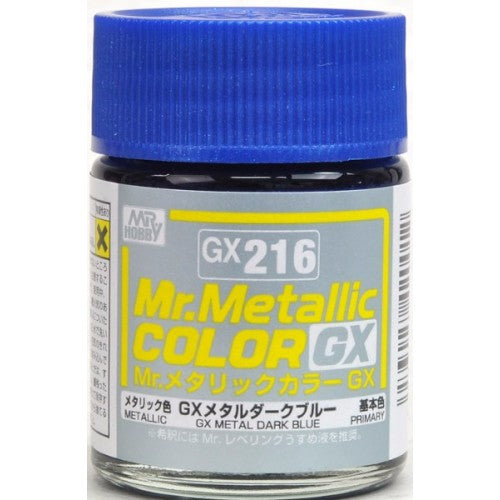 GSI Creos Mr. Hobby Metallic Color GX216 GX Metal Dark Blue 18mL Primary Paint | Galactic Toys & Collectibles