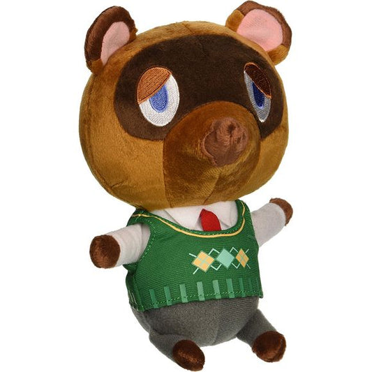 Tom Nook is a raccoon in the western versions of the game and a tanuki in the Japanese version. He is a special character who is featured in all the Animal Crossing games since he is a vital part of the series. He owns the town shop, which is very small at the start of the game but expands as the game progresses . After the final expansion, Nookington's, he will employ his "nephews" Timmy and Tommy who work on the second floor in every Animal Crossing series game except Animal Crossing: New Leaf. However in