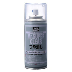 Mr. Super Clear is one of the most popular sealants available. Use it after painting to give your it a lasting seal. This particular type dries to a MATTE finish. Warning: Flammable. Please use in ventilated area. Handle with care.

Continental USA shipping only, no expedited shipping available!  Ground shipping only.