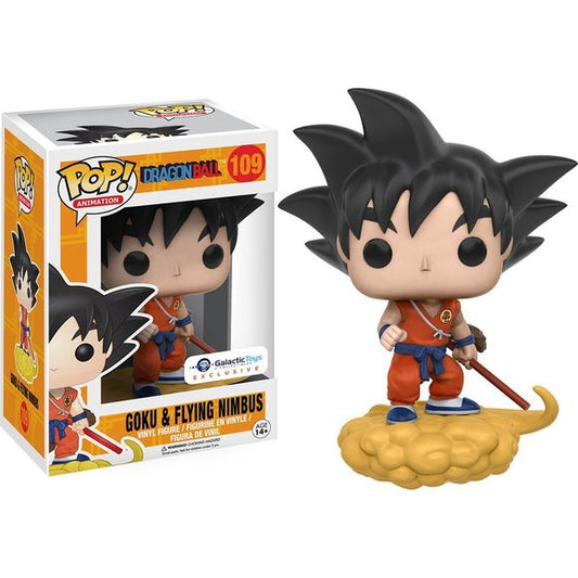 Funko Pop Dragon Ball - Goku and Flying Nimbus Orange Suit Galactic Toys Exclusive | Galactic Toys & Collectibles
