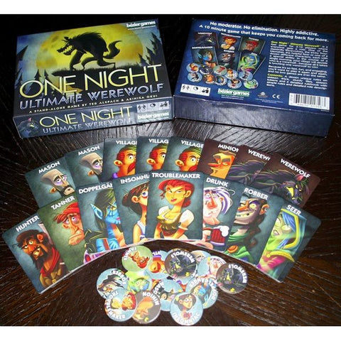 Bezier Games: One Night: Ultimate Werewolf - Card Game | Galactic Toys & Collectibles