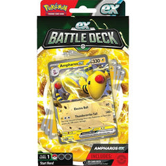 Pokémon TCG: Ampharos ex or Lucario ex Battle Deck (1 Random) | Galactic Toys & Collectibles