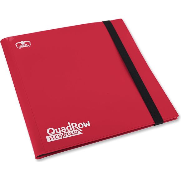 Ultimate Guard QuadRow 12-Pocket FlexXFolio Card Binder, Red | Galactic Toys & Collectibles