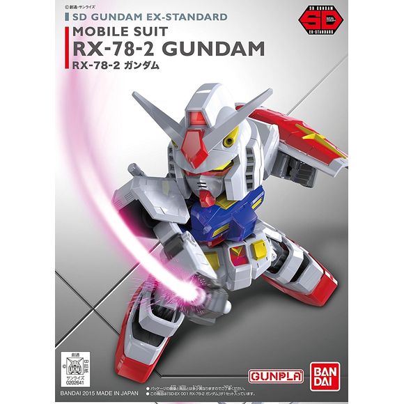 Bandai Hobby Mobile Suit Gundam SD EX-Standard 001 RX-78-2 Gundam Model Kit | Galactic Toys & Collectibles