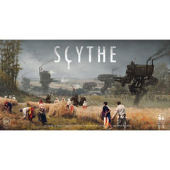 It is a time of unrest in 1920S Europa. The ashes from the first great war still darken the snow. The capitalistic city-state known simply as "the factory," which fueled the war with heavily armored Mechs, has closed its doors, drawing the attention of several nearby countries. Scythe is a board game set in an alternate-history 1920S period. It is a time of farming and war, broken hearts and rusted gears, innovation and Valor. In scythe, each player represents a fallen leader attempting to restore their hon