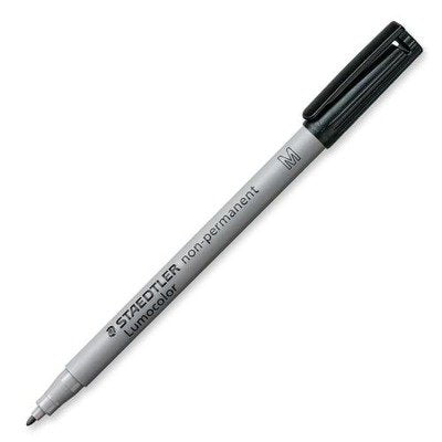 Staedtler Lumocolor Watersoluble Marker Medium Black | Galactic Toys & Collectibles