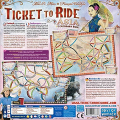 Days of Wonder: Ticket To Ride Asia: Map Collection - Volume 1 | Galactic Toys & Collectibles