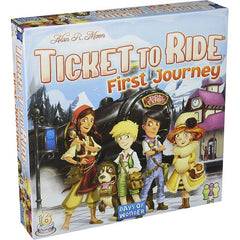 Start your trip across Europe with ticket to ride: first journey (Europe)! ticket to ride: first journey takes the gameplay of the ticket to ride series and scales it for a younger audience. During the game, players will collect train cards, claim routes on the map of Europe, and try to connect the cities shown on their tickets. The first player to complete six tickets wins! with the same gameplay as the first ticket to ride: first journey game, but now featuring a map of Europe, this game is perfect for an