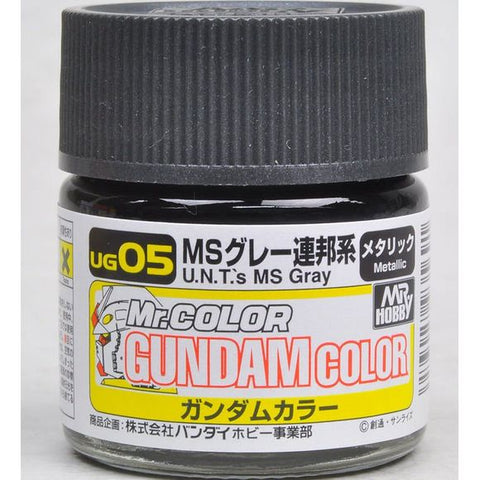 GSI Creos MR. Hobby Mr Gundam Color UG05 MS Federation Gray 10mL Metallic Paint | Galactic Toys & Collectibles