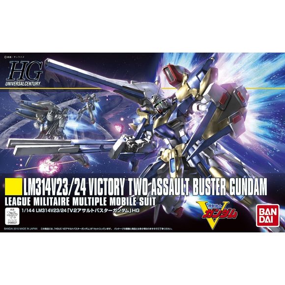 Bandai Hobby #189 HGUC Victory V-2 Assault Buster Gundam HG 1/144 Model Kit | Galactic Toys & Collectibles