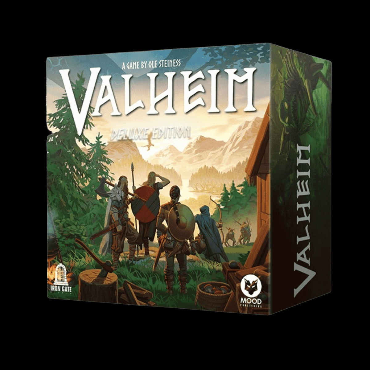 Valheim is a 1-4 player co-operative board game in which survival depends on teamwork and strategy. Gather your fellow companions and venture forward to explore, build, collect resources, forge weapons, equip sturdy armor, battle enemies, and carve your path towards facing the ultimate evil. Take on a role in which you help tailor the adventure to your liking. The fate of everyone lies in your hands! Your objective is to summon and defeat the Forsaken, but you will need to prepare before facing the challeng