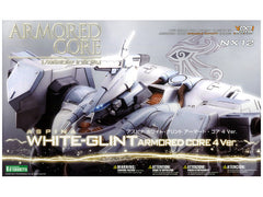 The Aspina White-Glint from "Armored Core 4" returns to Kotobukiya's model-kit lineup! White-Glint sports its massive Laser Cannon and Over Boost on its back, and snaps together without the need for glue or paint. Kotobukiya includes a detailed color guide in case you'd like to paint the kit. This kit can also be combined with Kotobukiya's "Armored Core V.I."-series kits to create your own custom machine!